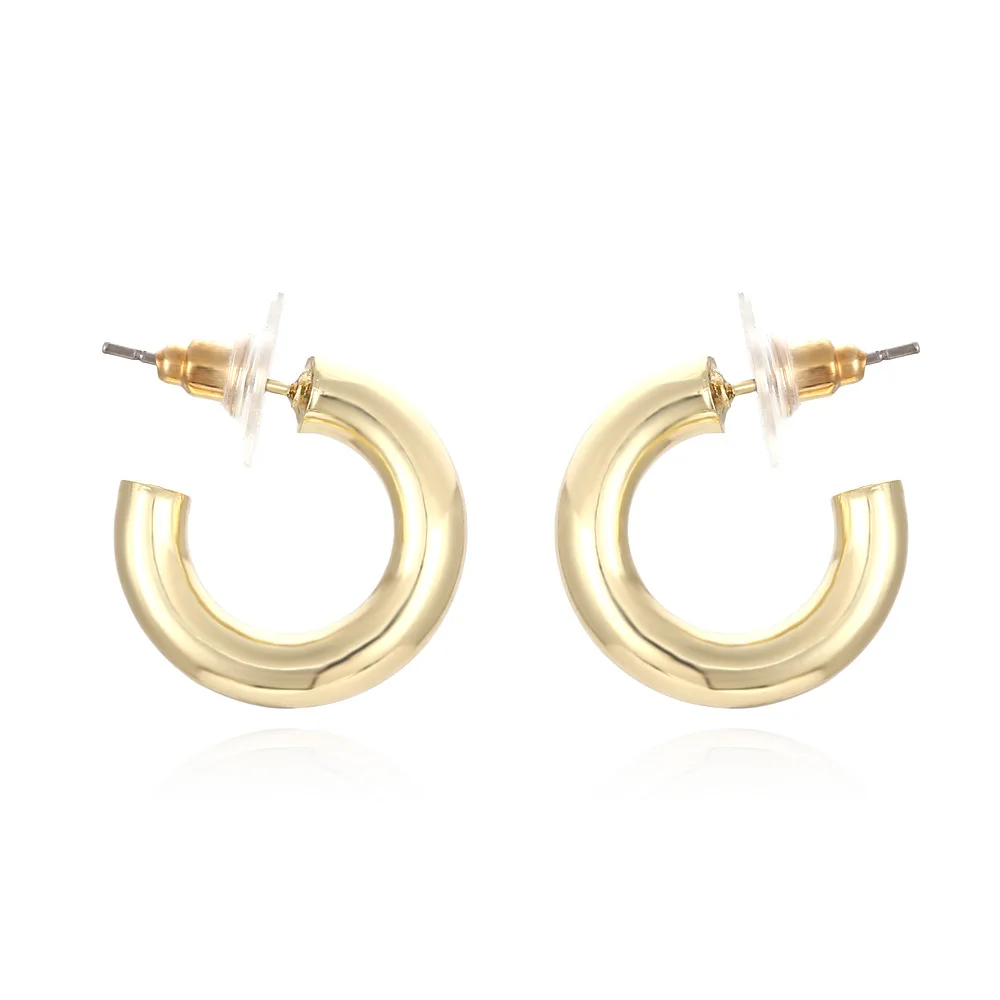 14K Gold Colored Lightweight Chunky Open Hoops Gold Hoop Earrings for Women, Gold/rhodium/rose gold
14K Gold Colored Lightweight Chunky Open Hoops Gold Hoop Earrings for Women, Gold/rhodium/rose gold