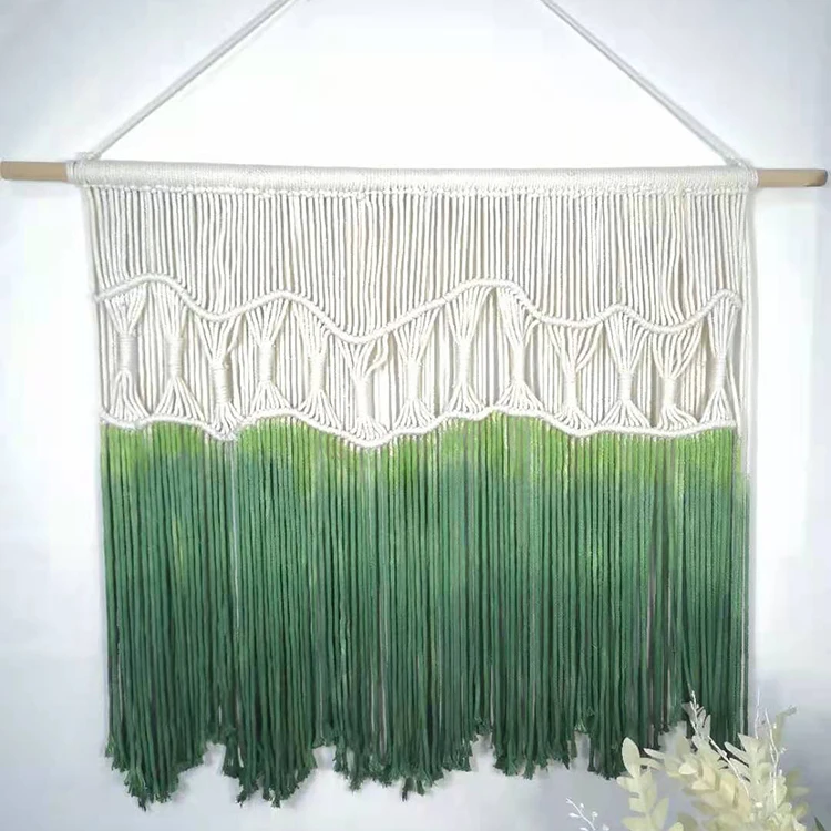 Boho chic handicraft home accessories decor extra large handmade cotton woven modern macrame wall hanging, Customized color
Boho chic handicraft home accessories decor extra large handmade cotton woven modern macrame wall hanging, Customized color