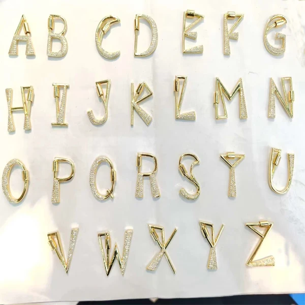 Micro Pave CZ Gold Plating Letter necklace Accessories Alphabet Charm Pendant, As picture
Micro Pave CZ Gold Plating Letter necklace Accessories Alphabet Charm Pendant, As picture