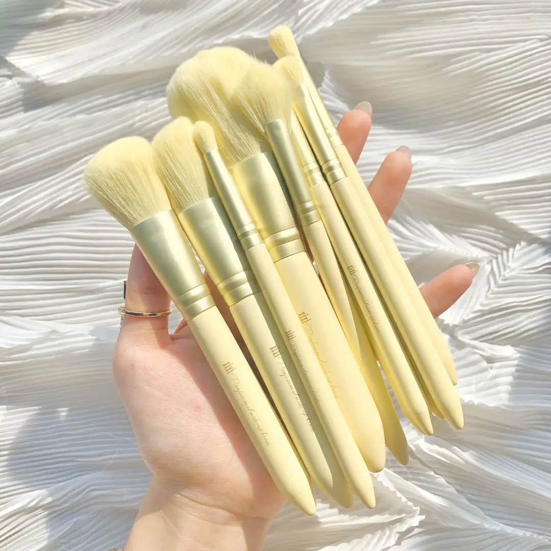 blush pink makeup brush set cute makeup brush set yellow makeup brush set, Customized color
blush pink makeup brush set cute makeup brush set yellow makeup brush set, Customized color