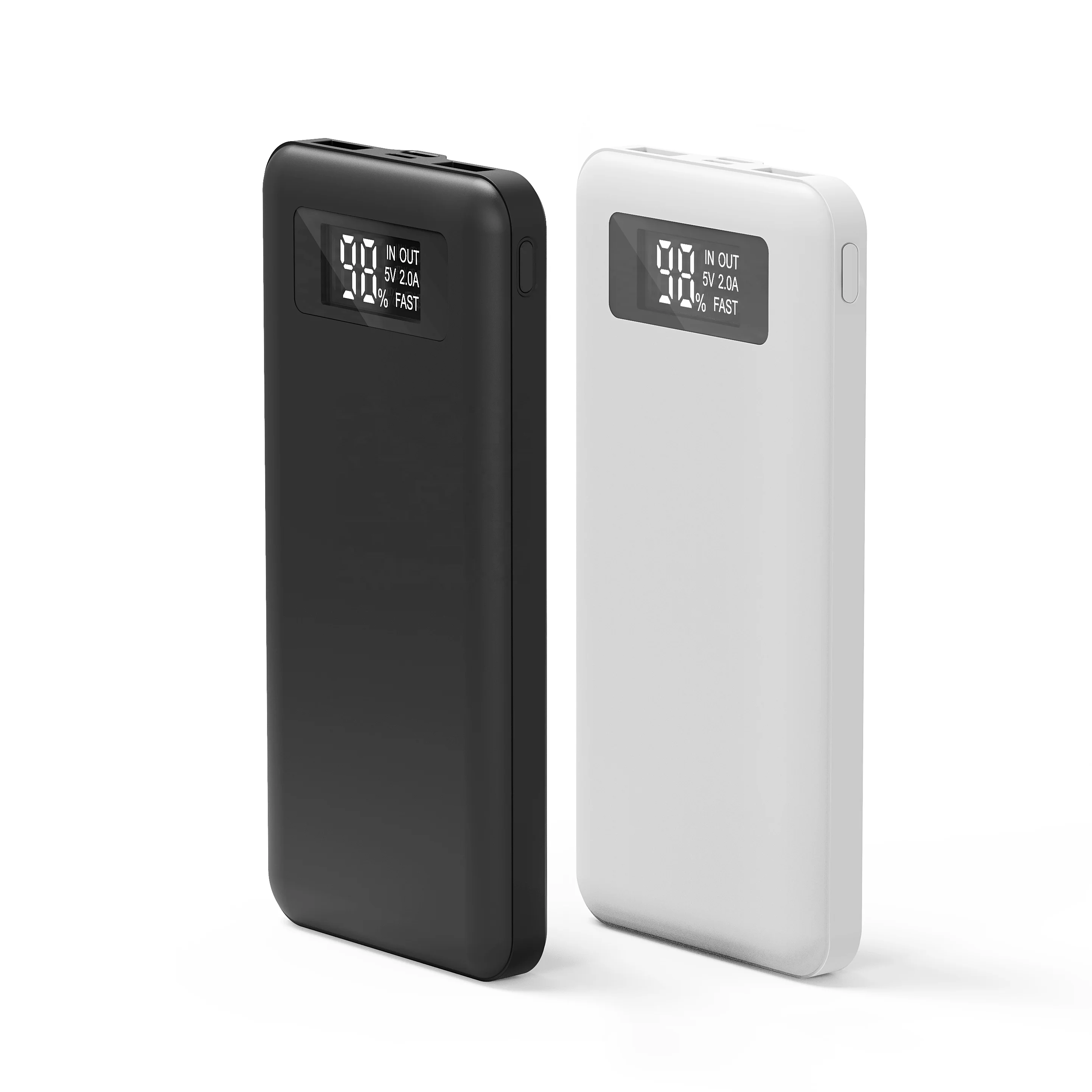 2021 New model slim LCD digital display power banks dual USB TYPE C 10000mah power bank
2021 New model slim LCD digital display power banks dual USB TYPE C 10000mah power bank