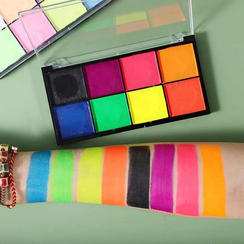 8 Color Wholesale Colorful Private Label Makeup Palette Body Painting Supplies Paint
8 Color Wholesale Colorful Private Label Makeup Palette Body Painting Supplies Paint