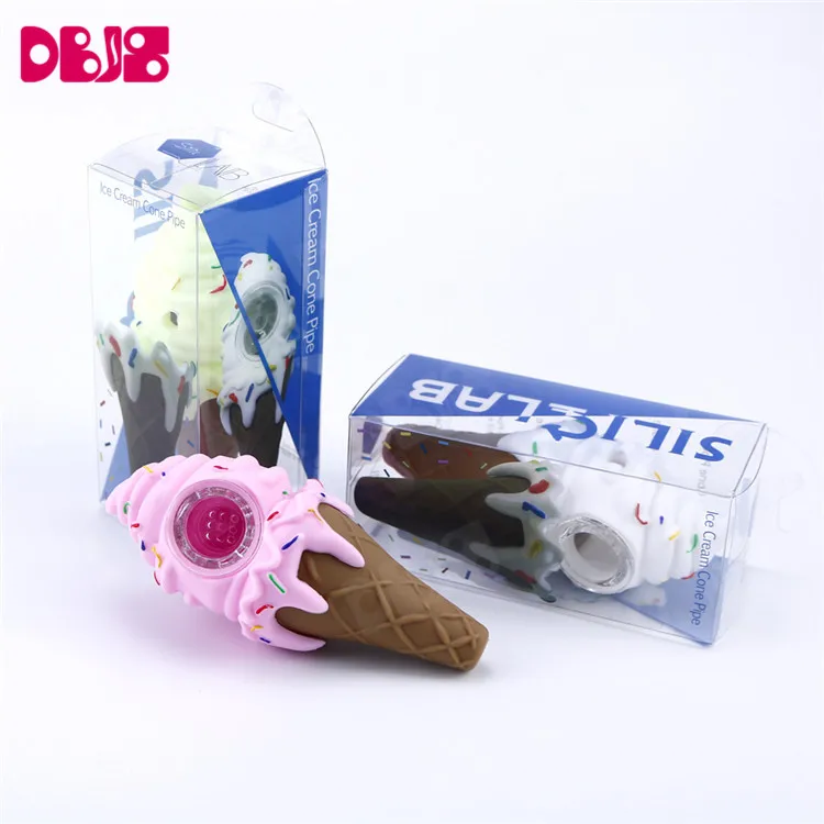 New Ice Cream Cute Silicone Pipes With Glass Bowl Exquisite Dabs Rigs Smoking Pipe, White,pink,green
New Ice Cream Cute Silicone Pipes With Glass Bowl Exquisite Dabs Rigs Smoking Pipe, White,pink,green