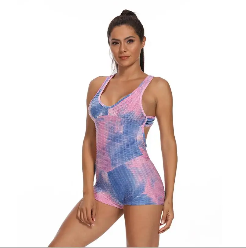 Anti Cellulite Jumpsuit Tie Dye Fitness Rompers Scrunch Butt Gym Yoga Sets One Piece Leggings Sports Wear Jogging Pants Workouts, All colors are available
Anti Cellulite Jumpsuit Tie Dye Fitness Rompers Scrunch Butt Gym Yoga Sets One Piece Leggings Sports Wear Jogging Pants Workouts, All colors are available