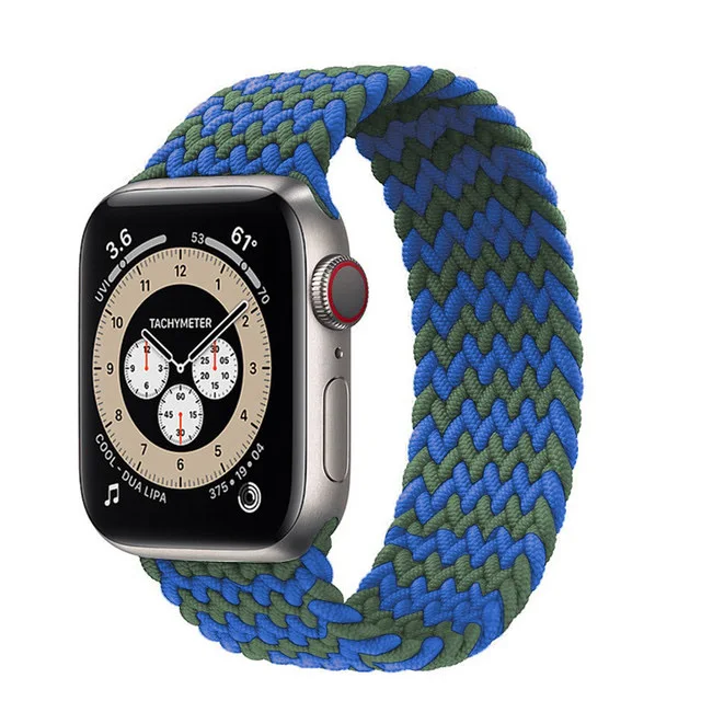 New Elastic Fabric Nylon Strap For Apple Watch Series 6 5 4 3 Solo Loop 38MM 42MM 40MM 44MM Belt Bracelet for iWatch, 16 colors
New Elastic Fabric Nylon Strap For Apple Watch Series 6 5 4 3 Solo Loop 38MM 42MM 40MM 44MM Belt Bracelet for iWatch, 16 colors