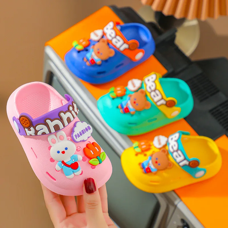 2023 New style baby boys 2-6 years old toddler sandals pvc cute cartoon non-slip girl shoe kids customised acceptable slippers
2023 New style baby boys 2-6 years old toddler sandals pvc cute cartoon non-slip girl shoe kids customised acceptable slippers