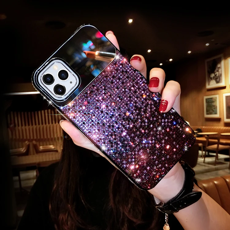 XINGE Luxury Glitter Shine Crystal Diamond Mirror Phone Case For Iphone 11 12 Pro Max Xr Xs Max 8 7 Fundas Movil, Blue,pink,black
XINGE Luxury Glitter Shine Crystal Diamond Mirror Phone Case For Iphone 11 12 Pro Max Xr Xs Max 8 7 Fundas Movil, Blue,pink,black