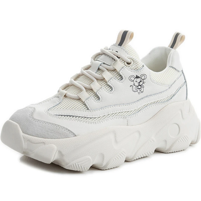 2021 Mouse Print Platform Sneakers Women PU Leather Chunky Sneakers Ladies Designers Clunky Dad Shoes
2021 Mouse Print Platform Sneakers Women PU Leather Chunky Sneakers Ladies Designers Clunky Dad Shoes