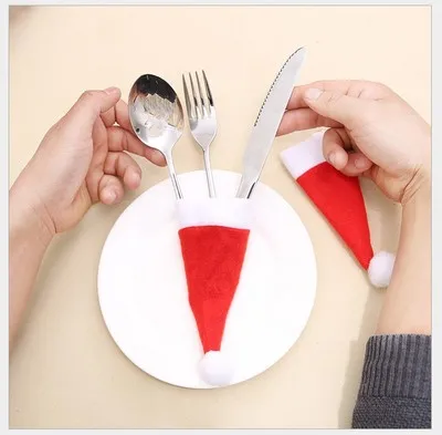 Hot sale Santa Claus Christmas Mini Hat Indoor Dinner Spoon Forks Decorations Ornaments Xmas Craft Supply Party Favor Navidad
Hot sale Santa Claus Christmas Mini Hat Indoor Dinner Spoon Forks Decorations Ornaments Xmas Craft Supply Party Favor Navidad