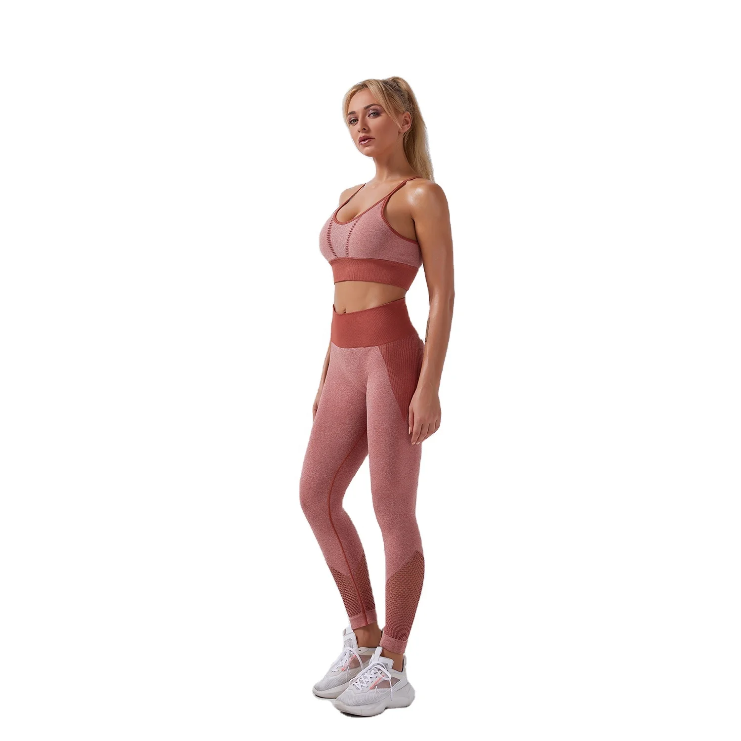 2021 Women Outfit Breathable Two Piece Sport Seamless Fitness Sets Clothing Yoga Set Women
2021 Women Outfit Breathable Two Piece Sport Seamless Fitness Sets Clothing Yoga Set Women
