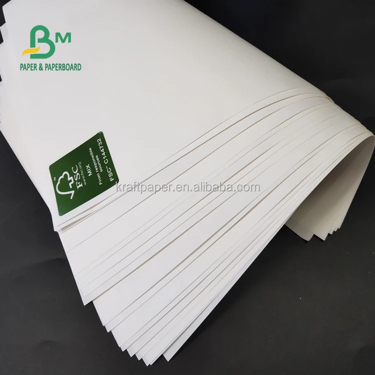70gsm / 120gsm fda approved white bleached kraft paper for flour