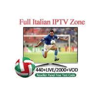 

Fresh Italian Subscription IPTV & TV Box Subscription IPTV Smarters 440+LIVE/2000+VOD Android IOS IPTV Reseller Panel Free Test