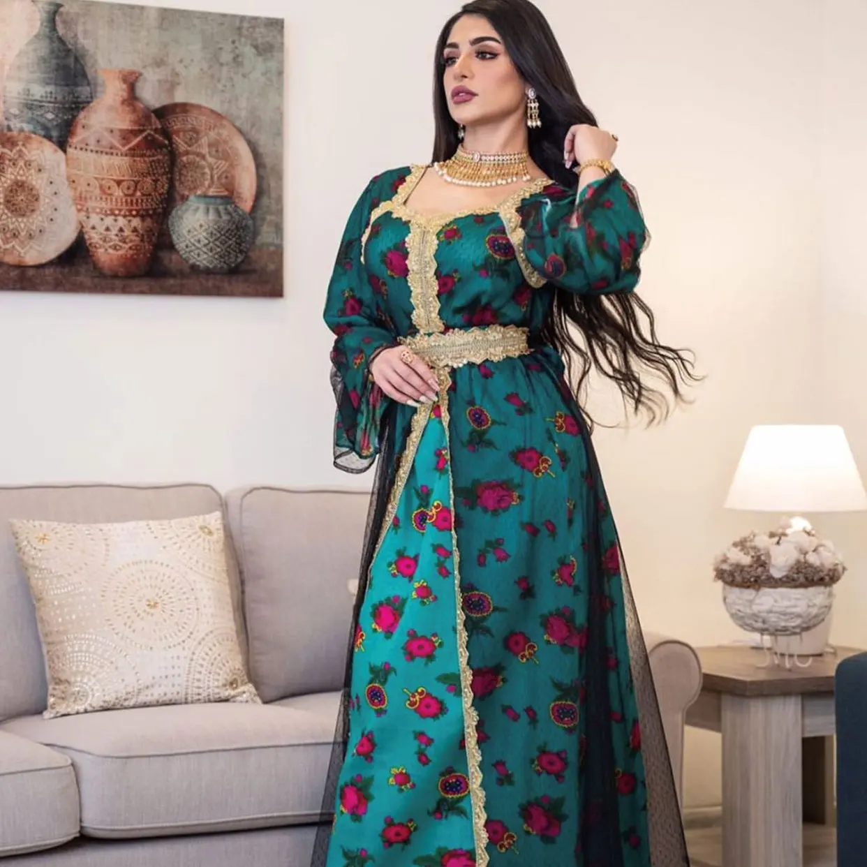 J J Wholesale 2021 Fashionable mesh flower lace islamic clothing embroidered abaya muslim long dresses women
J J Wholesale 2021 Fashionable mesh flower lace islamic clothing embroidered abaya muslim long dresses women