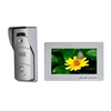 7 inch 4 line night vision waterproof video doorbell intercom system, internal communication villa intercom system