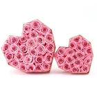 New Design Small Diamond Shape Flower Gift Box For Luxury Wedding Decor