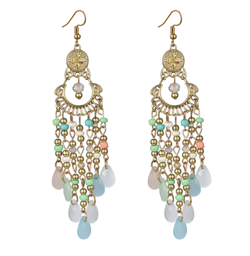 2021 Hot Selling Women's Jewelry Earrings Elegant Bohemian Earrings Party Earring, As picture
2021 Hot Selling Women's Jewelry Earrings Elegant Bohemian Earrings Party Earring, As picture