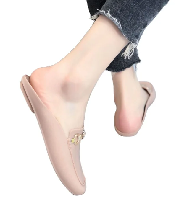 2021 spring and summer new lazy half slippers women's head flat with simple women's slippers fashion wearing sandals wholesale
2021 spring and summer new lazy half slippers women's head flat with simple women's slippers fashion wearing sandals wholesale