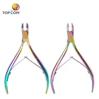 High quality profession grade colourful handle cuticle nail nippers