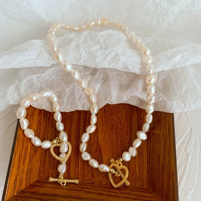 Shangjie OEM joyas gold plated alloy necklace jewelry baroque pearl beaded necklace minimalist women heart necklace
Shangjie OEM joyas gold plated alloy necklace jewelry baroque pearl beaded necklace minimalist women heart necklace