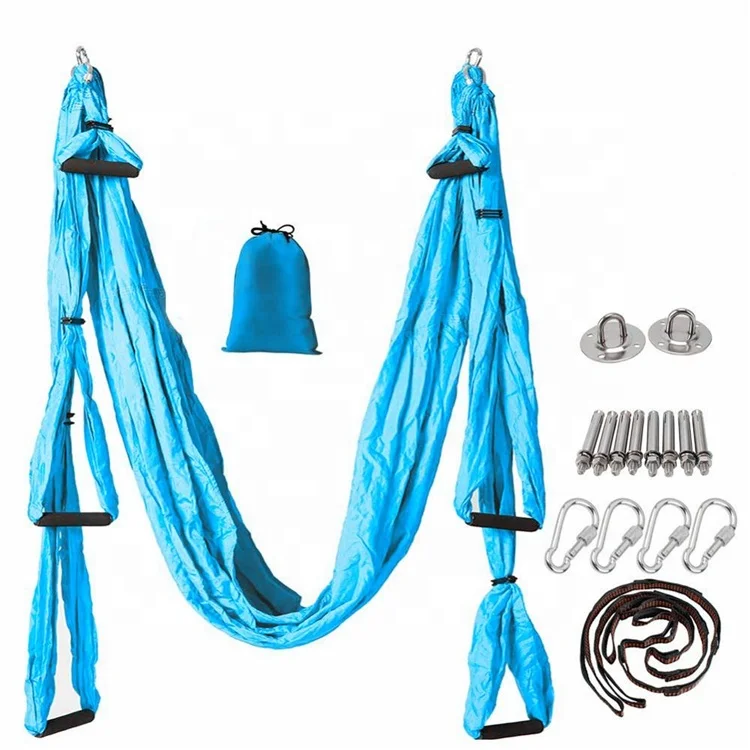 Fitness Inversion Exercises 210d Nylon indoor Arial Yoga Swing Hammock, Customized color
Fitness Inversion Exercises 210d Nylon indoor Arial Yoga Swing Hammock, Customized color