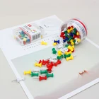 Factory direct production Amazon hot style High quality push pins office school Stationery 35pcs 80pcs push pin