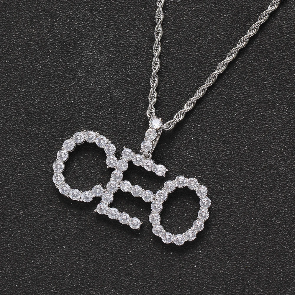 TUNKALL CP09 Zircon Custom Letters pendant Rope Chain Iced out Bling bling Brass Pendant Necklace
TUNKALL CP09 Zircon Custom Letters pendant Rope Chain Iced out Bling bling Brass Pendant Necklace