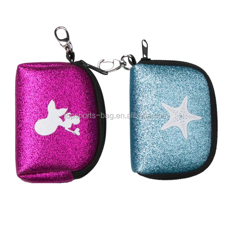 Glitter Neoprene Kids Wallet Bag Girls Coin Card Keys Purse Case with Carabiner, Black or custom
Glitter Neoprene Kids Wallet Bag Girls Coin Card Keys Purse Case with Carabiner, Black or custom