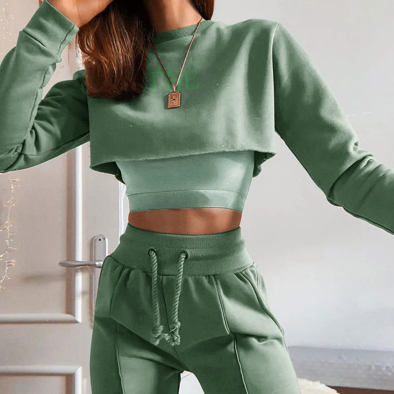 Fast Shipping Cotton Three Piece Pants Sets Customized Logo Loose Hoodie Solid Color Sweatpants And Hoodie Set Women
Fast Shipping Cotton Three Piece Pants Sets Customized Logo Loose Hoodie Solid Color Sweatpants And Hoodie Set Women