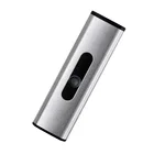 Custom Logo Lighter USB Rechargeable Custom Gift Box Metal Dual Arc Lighter