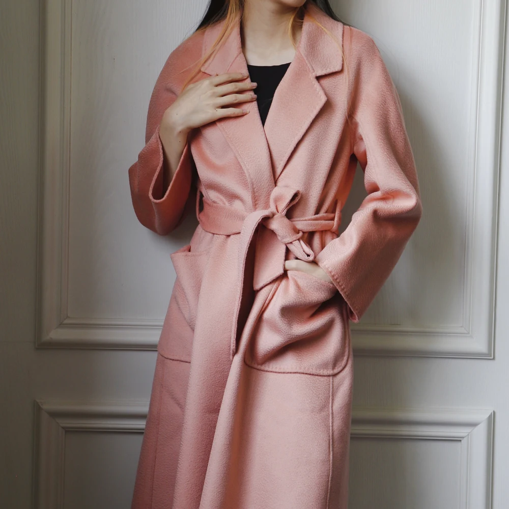 New Arrival Luxury Stylish Women Autumn Winter Long Elegant Casual Cashmere Trench Coats With Belts, 2 colors as picture
New Arrival Luxury Stylish Women Autumn Winter Long Elegant Casual Cashmere Trench Coats With Belts, 2 colors as picture