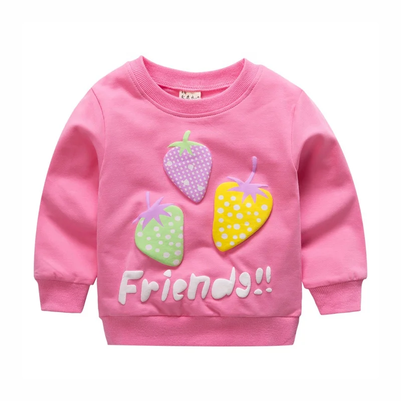 New Green Pink Rose Yellow Long Sleeve Cherry Rabbit Strawberry Printed 1-3 Years Old Latest Fancy Kids Girls Cotton Sweaters
New Green Pink Rose Yellow Long Sleeve Cherry Rabbit Strawberry Printed 1-3 Years Old Latest Fancy Kids Girls Cotton Sweaters