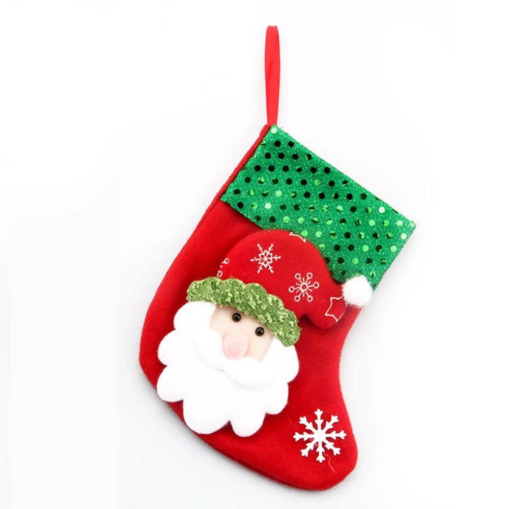 Newbility 2021 12*16*8cm flannelette sequins Christmas socks gift bags christmas, Red 
Newbility 2021 12*16*8cm flannelette sequins Christmas socks gift bags christmas, Red