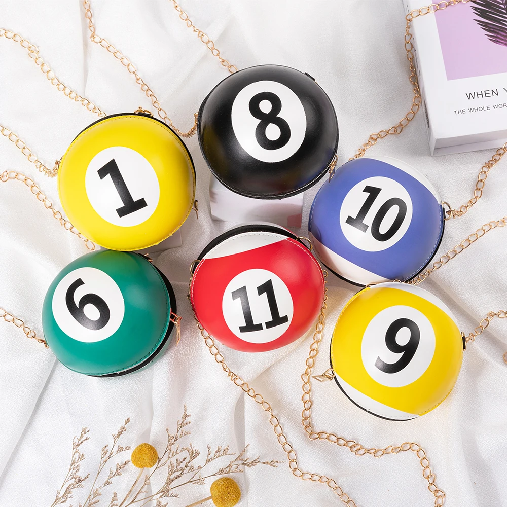 2021 New Women Handbags Little Girl Purses Kids Round Crossbody Billiards Ball Bag Kids Purses, 1/ 6/8/ 9/10/11
2021 New Women Handbags Little Girl Purses Kids Round Crossbody Billiards Ball Bag Kids Purses, 1/ 6/8/ 9/10/11