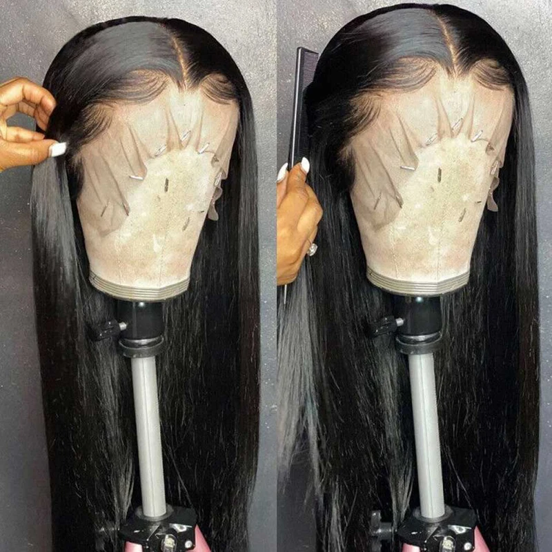 13x4 Lace Front Human Hair Wigs For Women 150% Density Brazilian Natural Color Straight Hair Lace Front Wig With Baby Hair
13x4 Lace Front Human Hair Wigs For Women 150% Density Brazilian Natural Color Straight Hair Lace Front Wig With Baby Hair