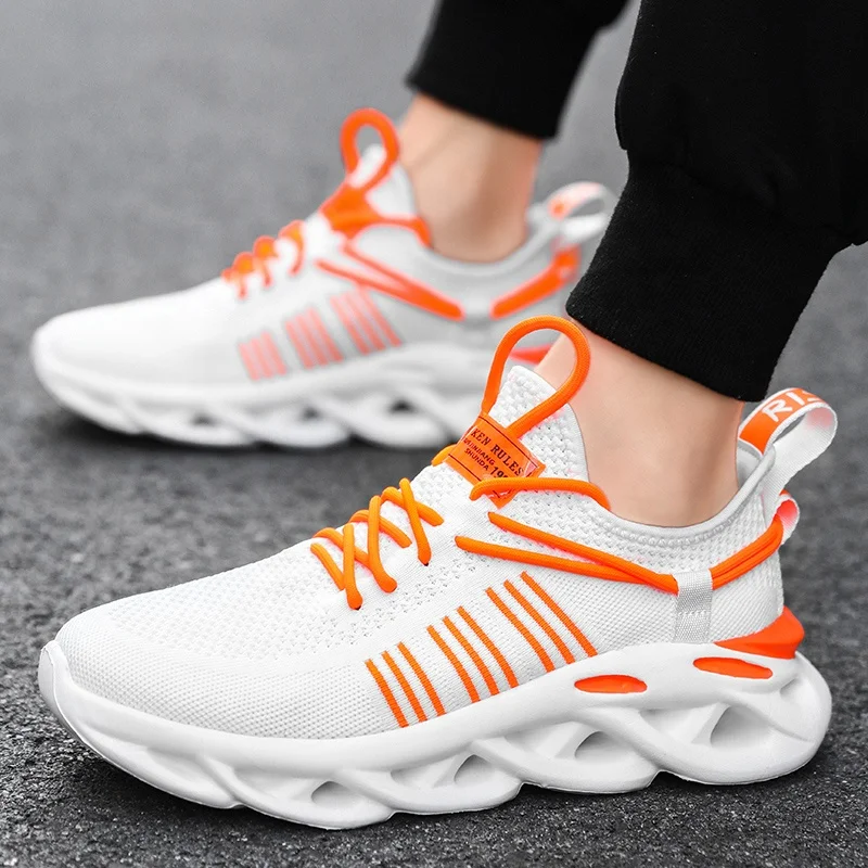 Custom Brands Men's Fashion Sneakers Wholesale Breathable Jump Sport Shoes For Men, Black-red/black-orange/white-orange/white-red
Custom Brands Men's Fashion Sneakers Wholesale Breathable Jump Sport Shoes For Men, Black-red/black-orange/white-orange/white-red