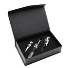 Hot design 3pcs wine aerator gift set with high quality