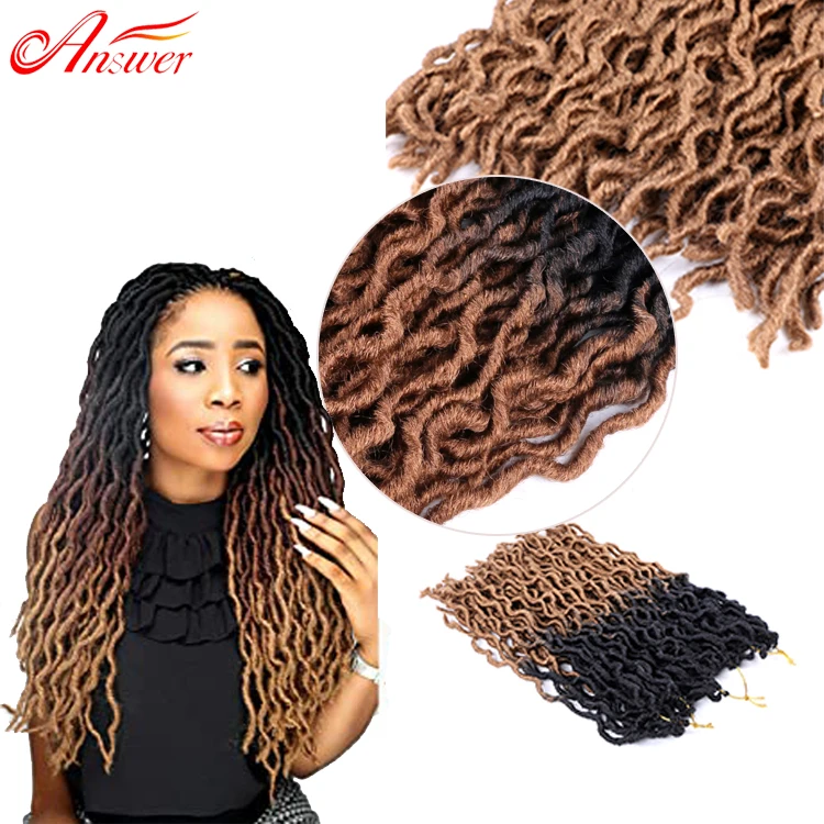 Goddess locs crochet hair synthetic faux locks natural braiding hair gypsy locs crochet hair extension
Goddess locs crochet hair synthetic faux locks natural braiding hair gypsy locs crochet hair extension