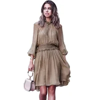 Fashion Sweet Chiffon 2 Pieces Puff Sleeve Solid Casual+Dresses Women Elegant Ladies Clothing
Fashion Sweet Chiffon 2 Pieces Puff Sleeve Solid Casual+Dresses Women Elegant Ladies Clothing
