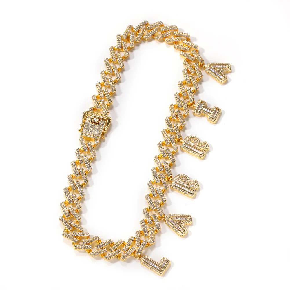 Factory Wholesale Rhinestone cuban link necklace cuban link diamond chain crystal letter necklace
Factory Wholesale Rhinestone cuban link necklace cuban link diamond chain crystal letter necklace