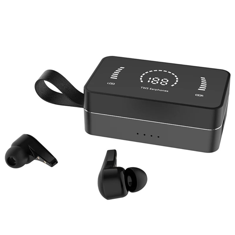 Brightside Wholesale Stereo Mini In Ear Headphone Earphone Digital Screen with Charging Box TWS Wireless Earbuds
Brightside Wholesale Stereo Mini In Ear Headphone Earphone Digital Screen with Charging Box TWS Wireless Earbuds
