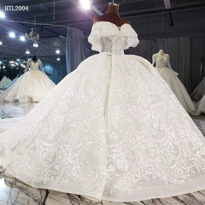 Jancember HTL2004 Plus Size Luxury Weddings Dress Women Party Simple Dresses For Bride, White
Jancember HTL2004 Plus Size Luxury Weddings Dress Women Party Simple Dresses For Bride, White