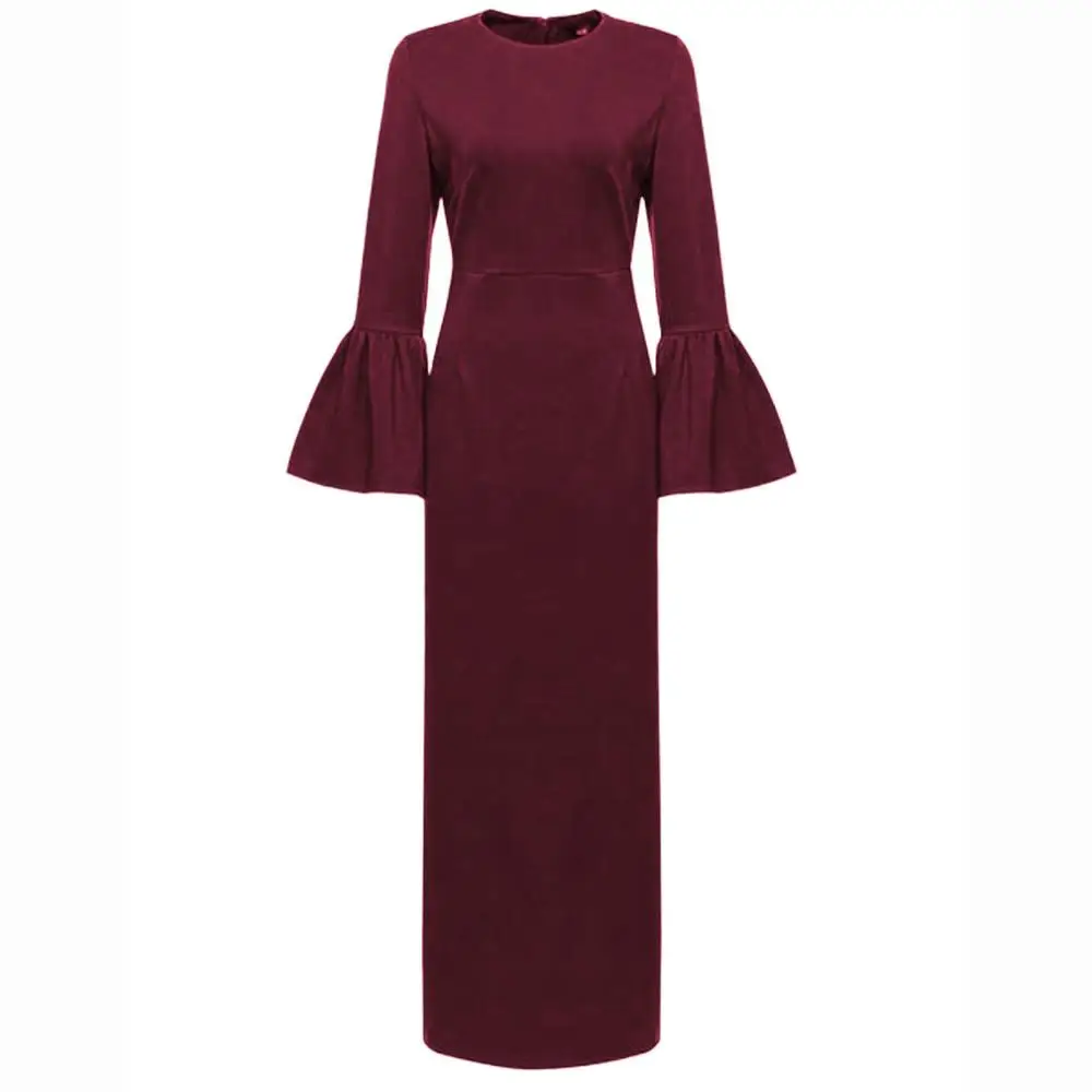 90606-MSL15 factory high quality flared elegant wedding dress long sleeve muslim, 4 colors women long dress
90606-MSL15 factory high quality flared elegant wedding dress long sleeve muslim, 4 colors women long dress