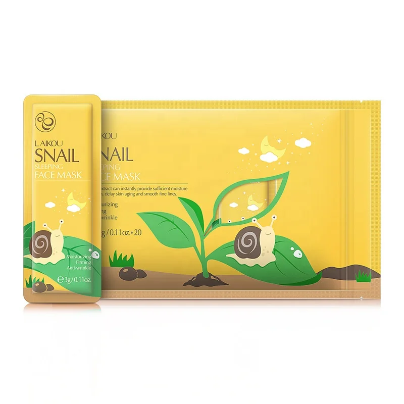 Wholesale Snail Extract Face Care No-wash Replenishing Moisturizing Whitening Waitening Night Sleeping Night Cream Facial Mask, Yellow
Wholesale Snail Extract Face Care No-wash Replenishing Moisturizing Whitening Waitening Night Sleeping Night Cream Facial Mask, Yellow