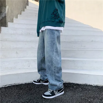 Fashion Casual Loose Straight Man Jeans herren 2021 Pants Draping Trendy Mens Jeans Regular Pants Baggy Jeans Men
Fashion Casual Loose Straight Man Jeans herren 2021 Pants Draping Trendy Mens Jeans Regular Pants Baggy Jeans Men
