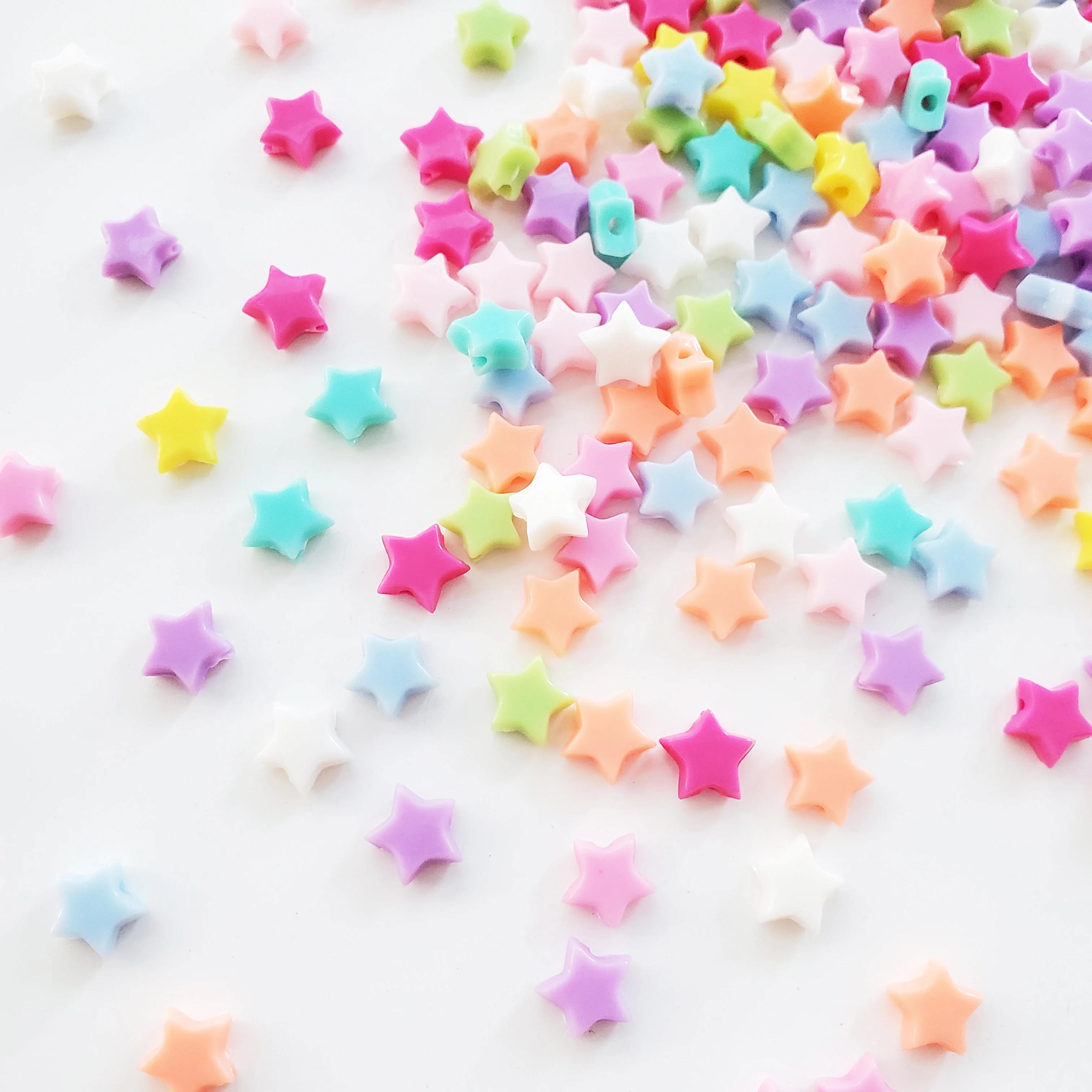 9.5mm Solid Color Stars Beads DIY Jewelry Accessories Pentagram Straight Hole Loose Beads Bracelet For Jewelry Making, Various(can select)
9.5mm Solid Color Stars Beads DIY Jewelry Accessories Pentagram Straight Hole Loose Beads Bracelet For Jewelry Making, Various(can select)