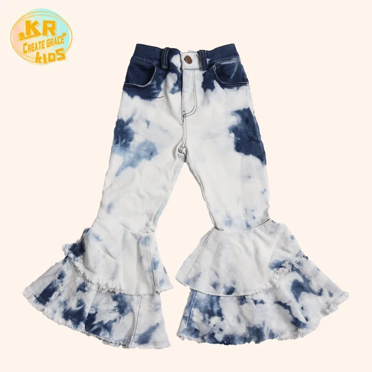 Hot Selling Fashion Girls Pants Jeans Kids Denim Bell Bottom Pants Boutique Clothing
Hot Selling Fashion Girls Pants Jeans Kids Denim Bell Bottom Pants Boutique Clothing