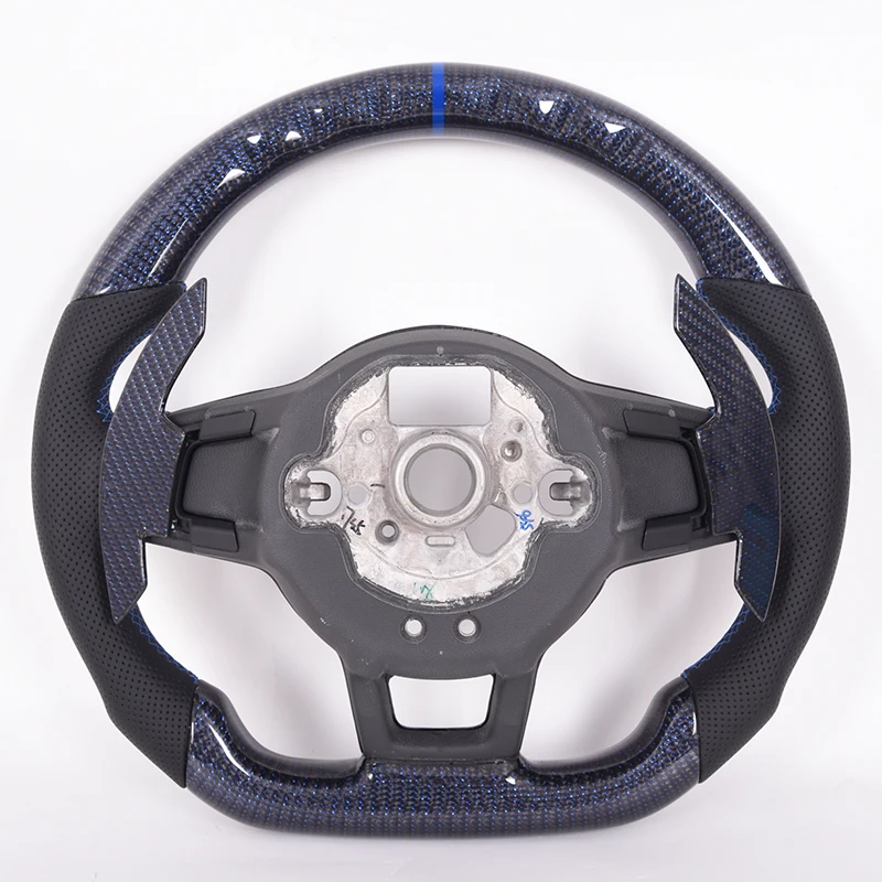100% Handmade 100% Real Carbon Fiber Steering Wheel Fit For Volkswagen R-Line, Customized color
100% Handmade 100% Real Carbon Fiber Steering Wheel Fit For Volkswagen R-Line, Customized color