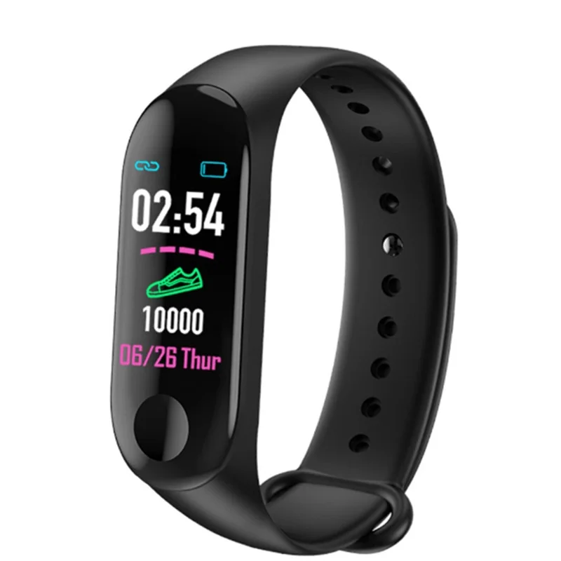 Pedometer Heart Rate Monitor Waterproof Fitness Tracker Smart Watch for Android and iOS Phone M3 smart band
Pedometer Heart Rate Monitor Waterproof Fitness Tracker Smart Watch for Android and iOS Phone M3 smart band