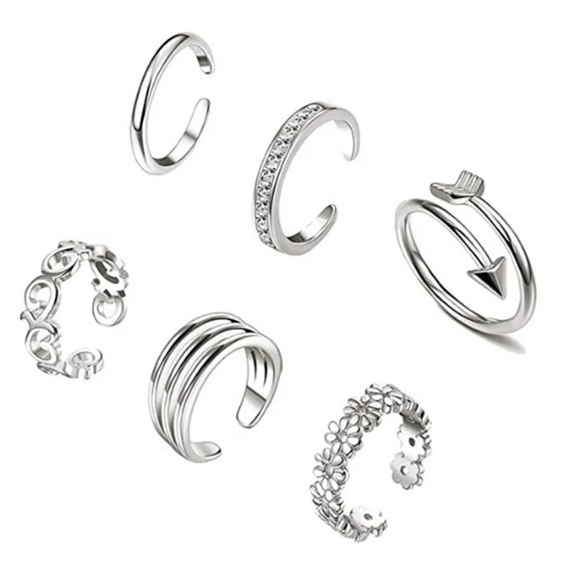 SC New Geometric Women Toe Rings Fashion Gold Silver Rose Gold Adjustable Toe Rings Personalized Arrows Flowers Heart Toe Rings
SC New Geometric Women Toe Rings Fashion Gold Silver Rose Gold Adjustable Toe Rings Personalized Arrows Flowers Heart Toe Rings
