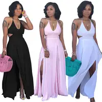 Ladies Summer spaghetti strap sexy pure color slim hollow waist women dresses FM-S3649
Ladies Summer spaghetti strap sexy pure color slim hollow waist women dresses FM-S3649